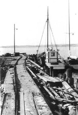 Veteranskibet Skødshoved ved kaj