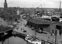 Veteranskibet Skødshoved ved kaj